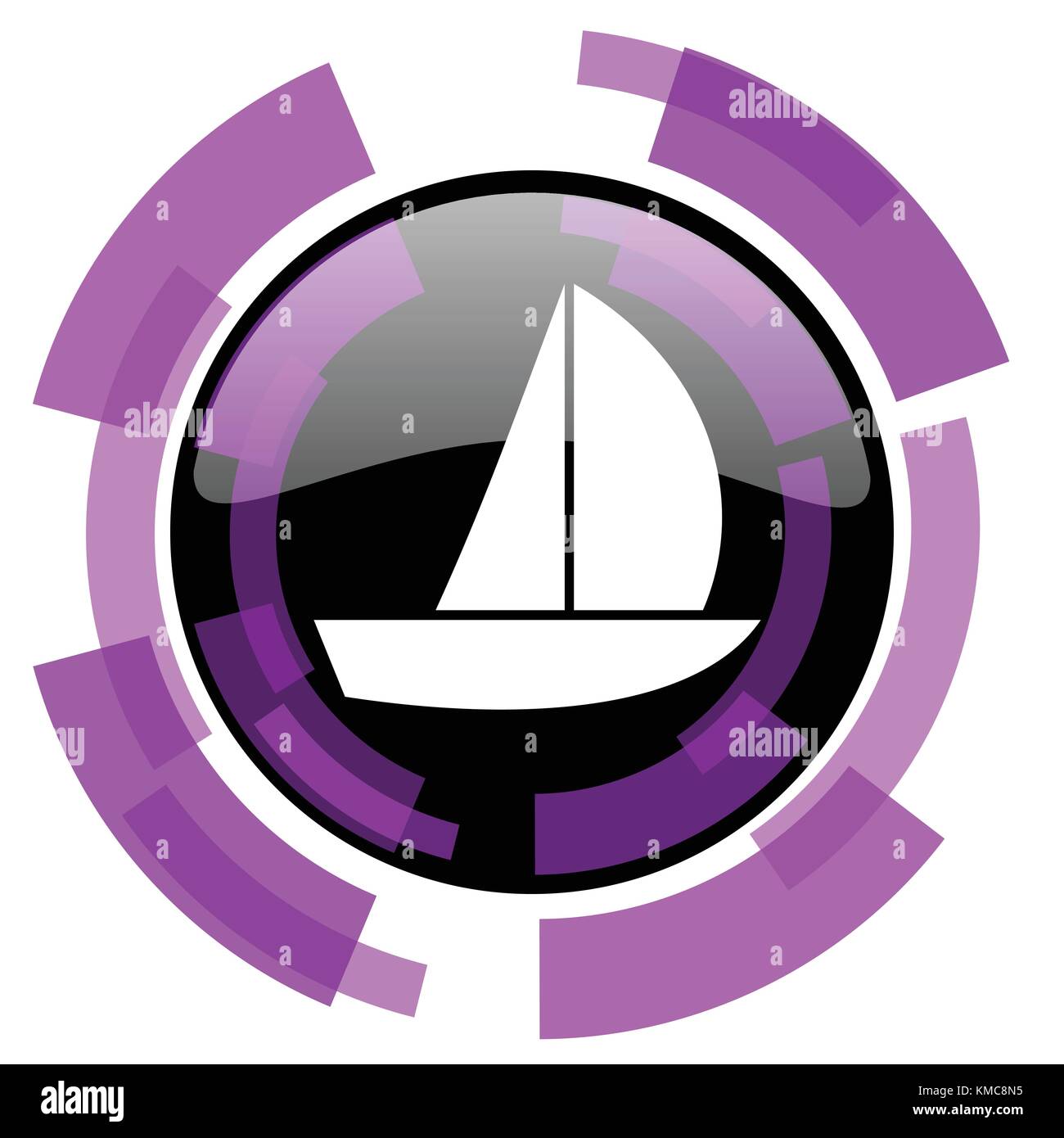 Location de violet rose vecteur de conception moderne et l'icône web smartphone. bouton rond en eps 10 isolé sur fond blanc. Illustration de Vecteur