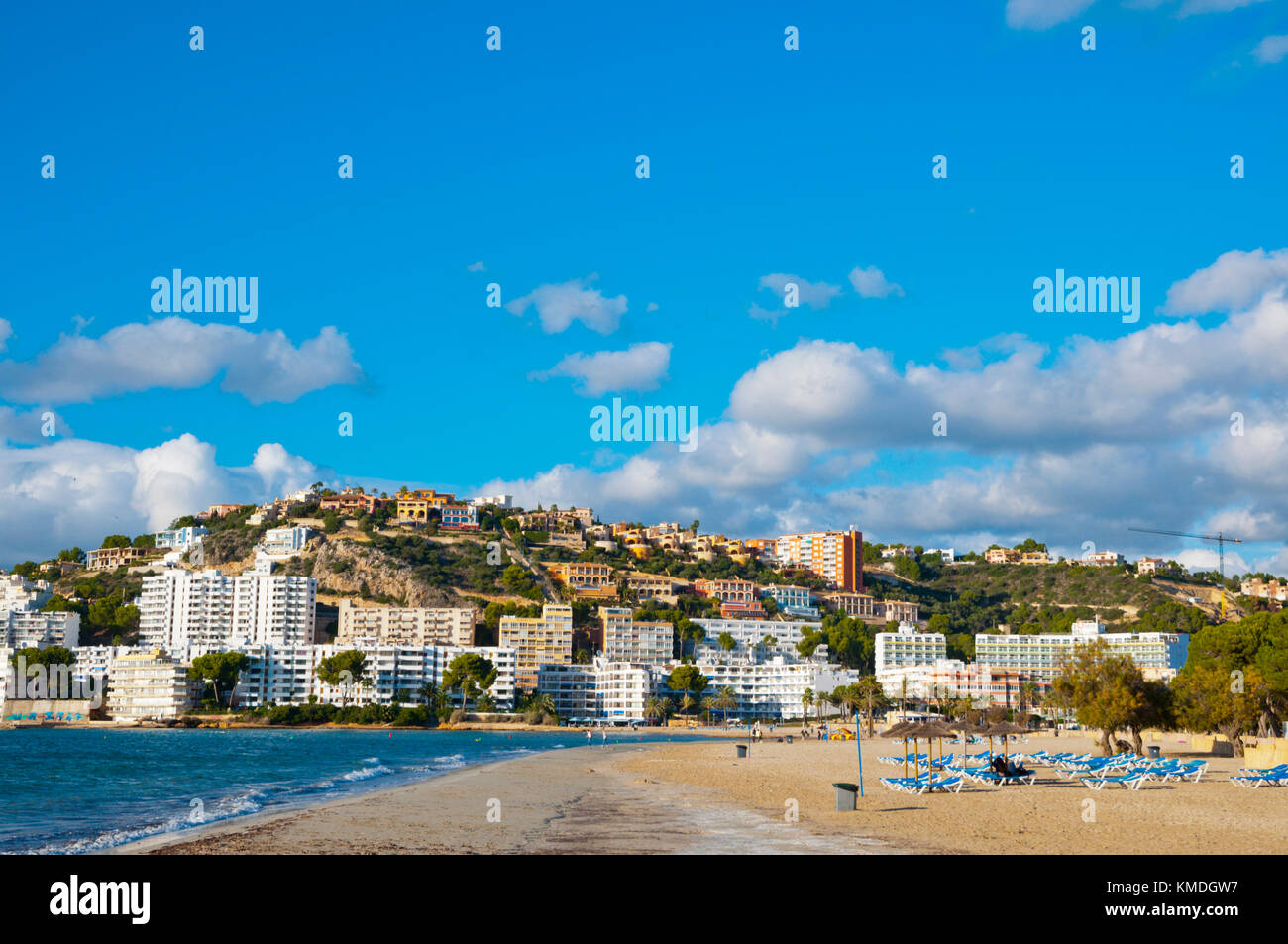 Platja de Sant Josep, Playa de Santa Ponsa, Santa Ponça, Majorque, îles Baléares, Espagne Banque D'Images
