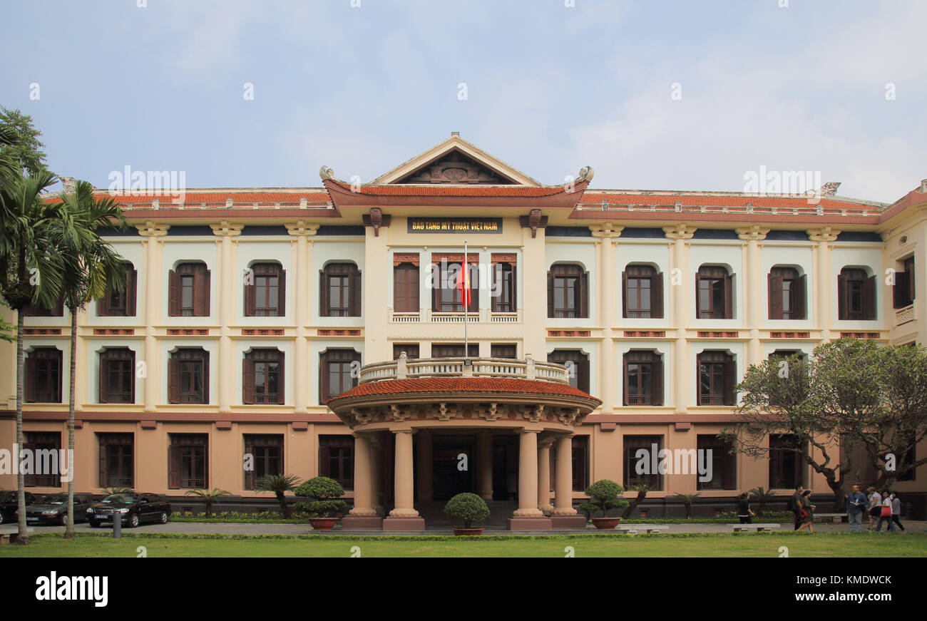 Musée des beaux-arts de hanoi vietnam Banque D'Images