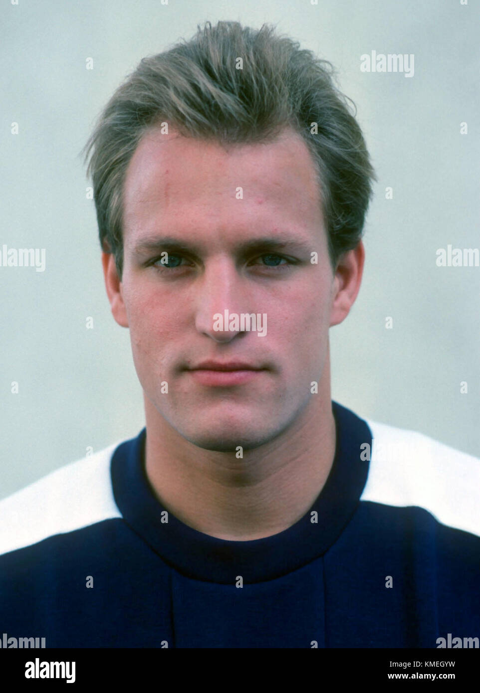 La couverture exclusive (acteur) de Woody Harrelson pose pendant une séance photo le 10 novembre 1987 à Los Angeles, Californie. Photo de Barry King/Alamy Banque D'Images