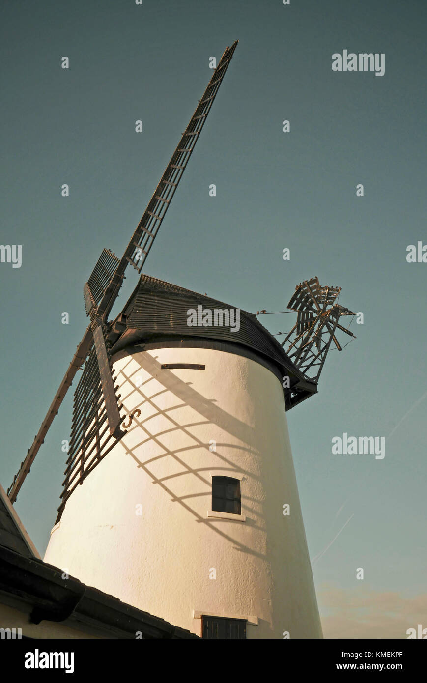 Ombre de naviguer sur Lytham windmill, Lancashire, Royaume-Uni Banque D'Images
