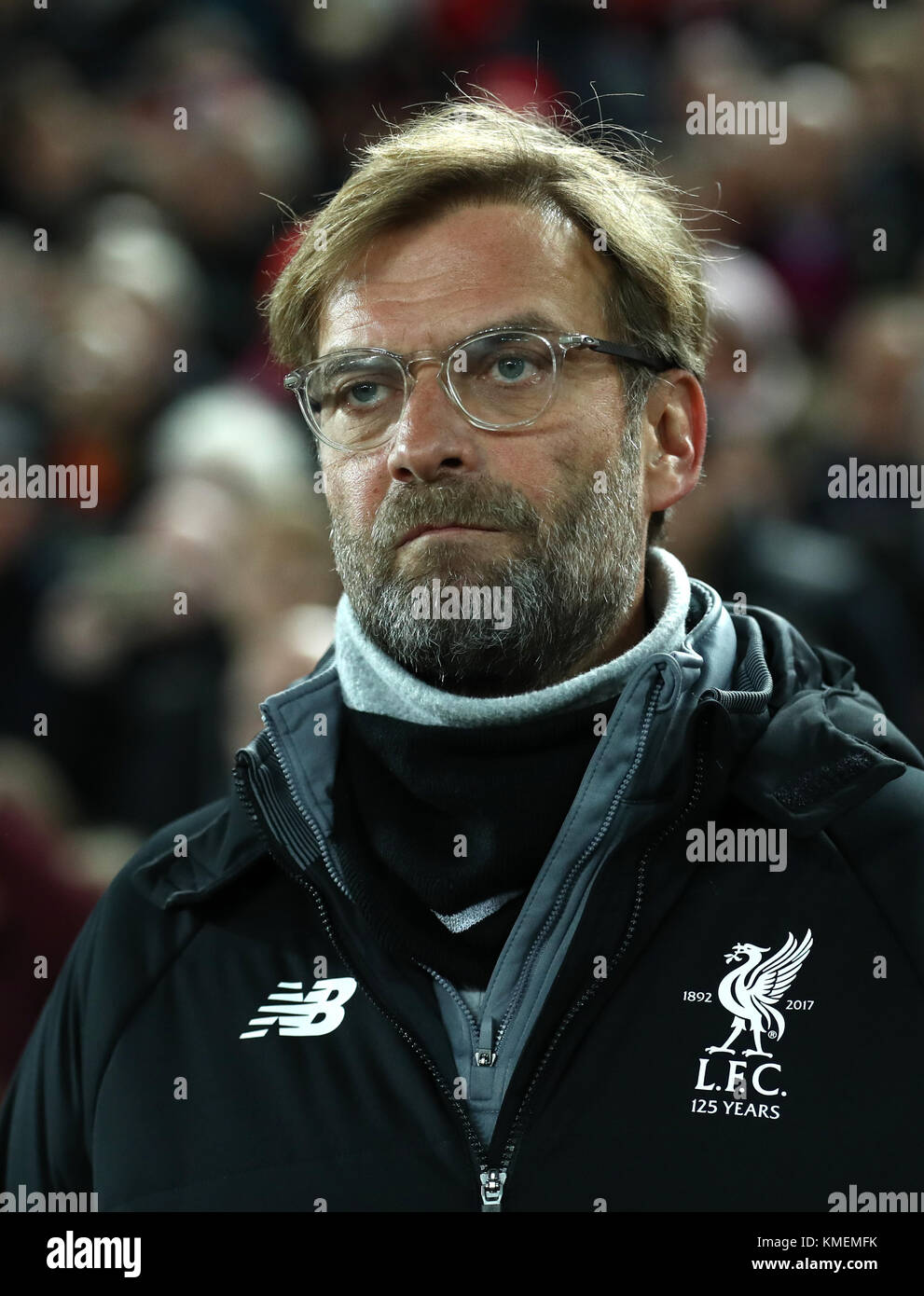 Manager de Liverpool au cours de la Jurgen Klopp Ligue des Champions, Groupe E match à Anfield, Liverpool. Banque D'Images