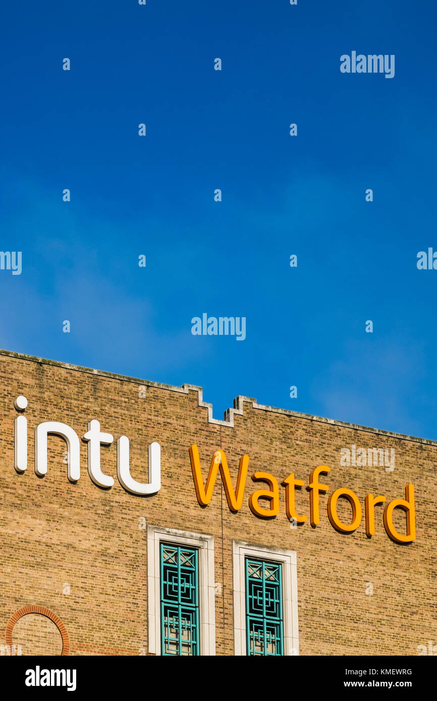 Intu Watford shopping centre, Watford, Hertfordshire, Angleterre, Royaume-Uni Banque D'Images