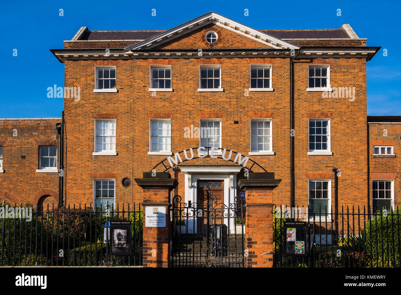 Watford Museum installé dans les anciens bureaux de la brasserie Benskin, Watford, Hertfordshire, Angleterre, Royaume-Uni Banque D'Images