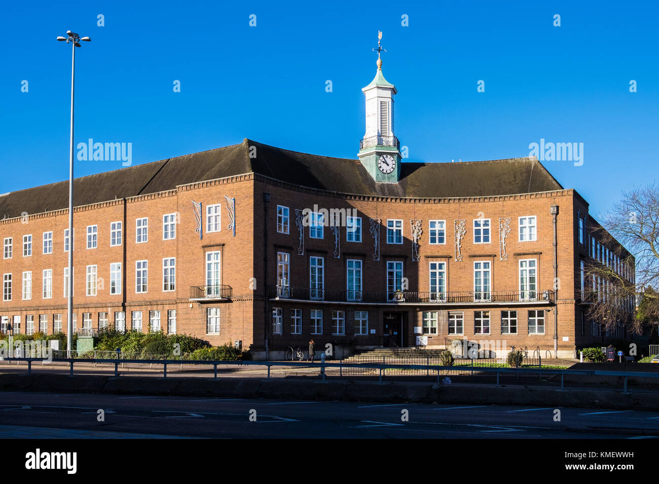 Watford Town Hall Building, Watford, Hertfordshire, Angleterre, Royaume-Uni Banque D'Images