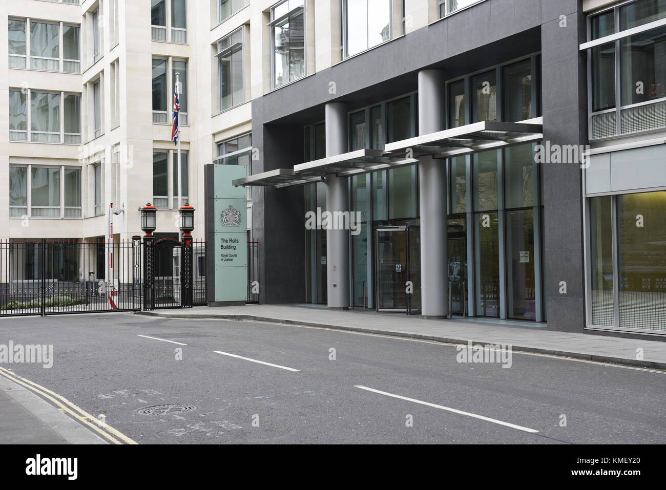 La Rolls des capacités est un tribunal judiciaire complexe sur Fetter Lane dans la ville de Londres qui est utilisé par la Haute Cour de justice (l'un des hauts Cour Banque D'Images