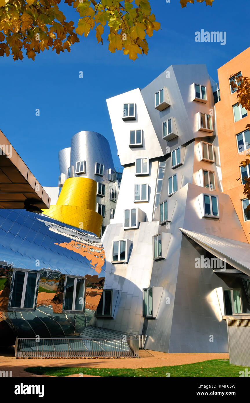 Stata Center. Architecture créative et amusante Banque D'Images