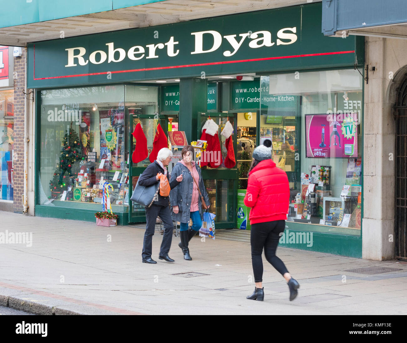 Robert Dyas shop face au Royaume-Uni. Magasin de vente au détail. Banque D'Images