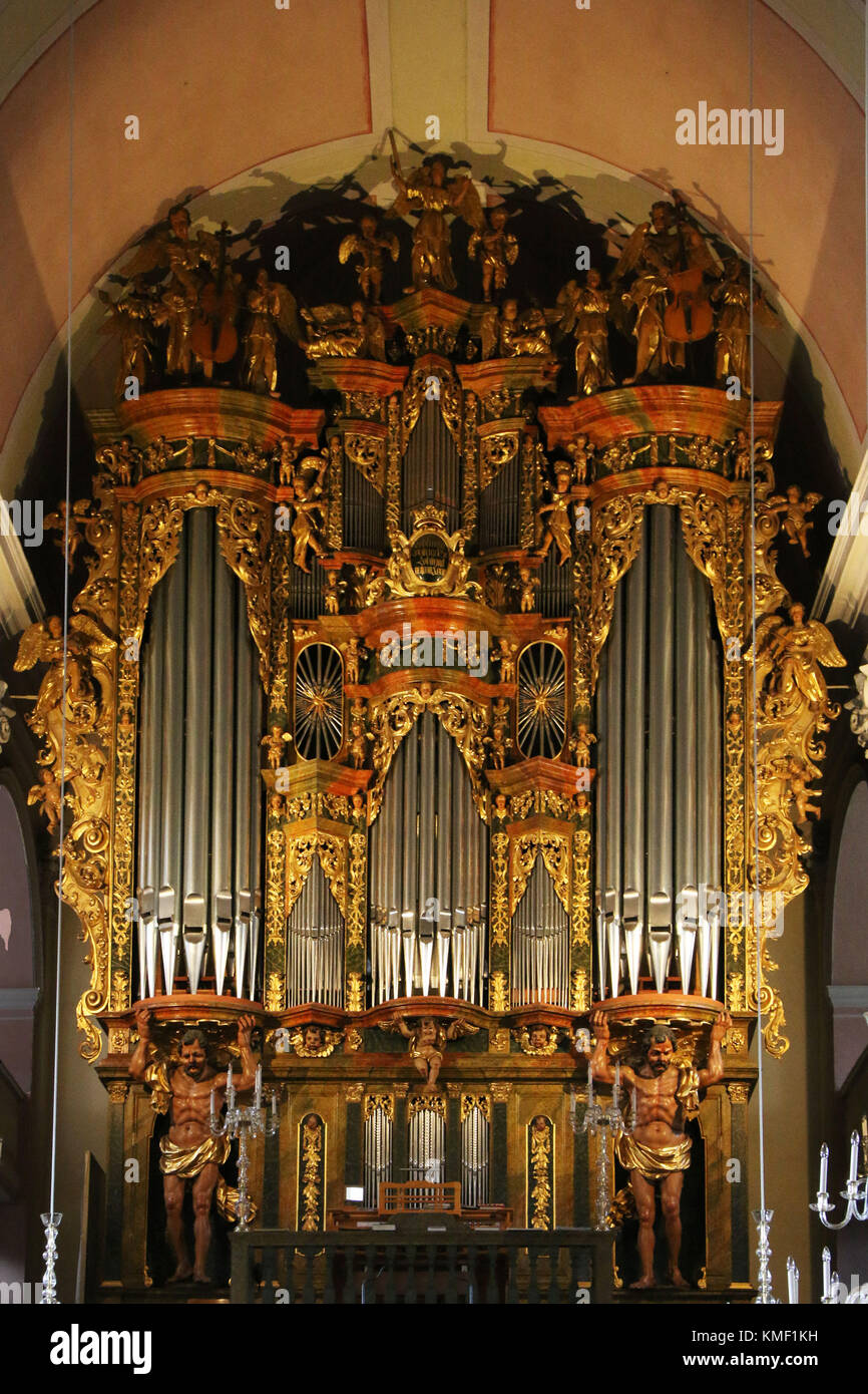 Bad Windsheim, kilianskirche, orgue, Franconia, franc, Neustadt dans l'aisch, Bavaria, Bad Windsheim ,,, orgel, Franken, mittelfranken, Banque D'Images