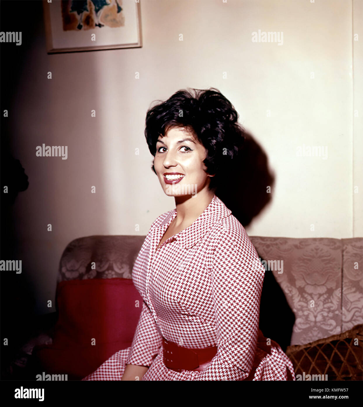 Alma COGAN (1932-1966) chanteur de pop anglais vers 1956 Banque D'Images