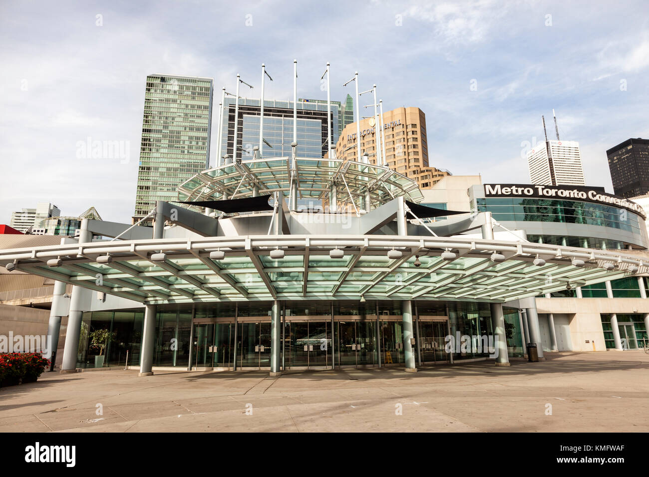 Toronto, Canada - oct 20, 2017 : vue extérieure de la Metro Toronto Convention Centre immeuble. ville de Toronto, Canada Banque D'Images