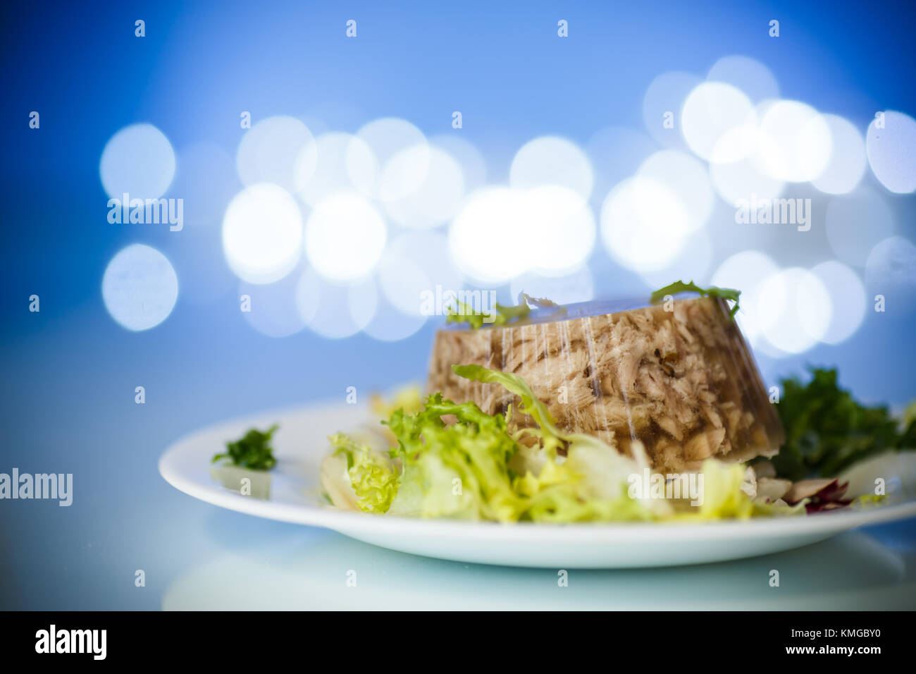 La viande gelée gelée Banque D'Images