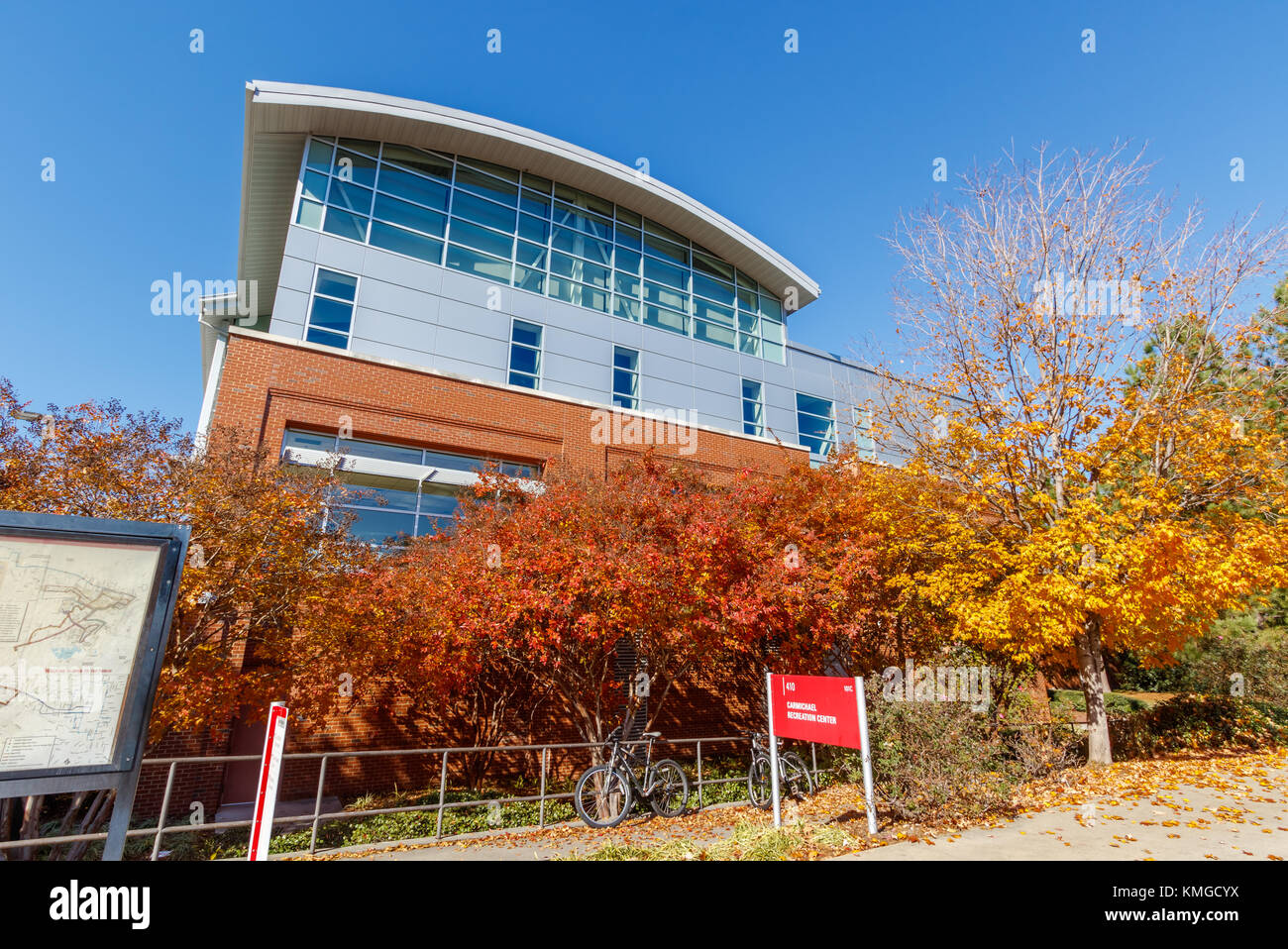 Raleigh, NC, USA - 24 novembre : carmichael recreation center le 24 novembre 2017, à la North Carolina State University à Raleigh, Caroline du Nord. Banque D'Images
