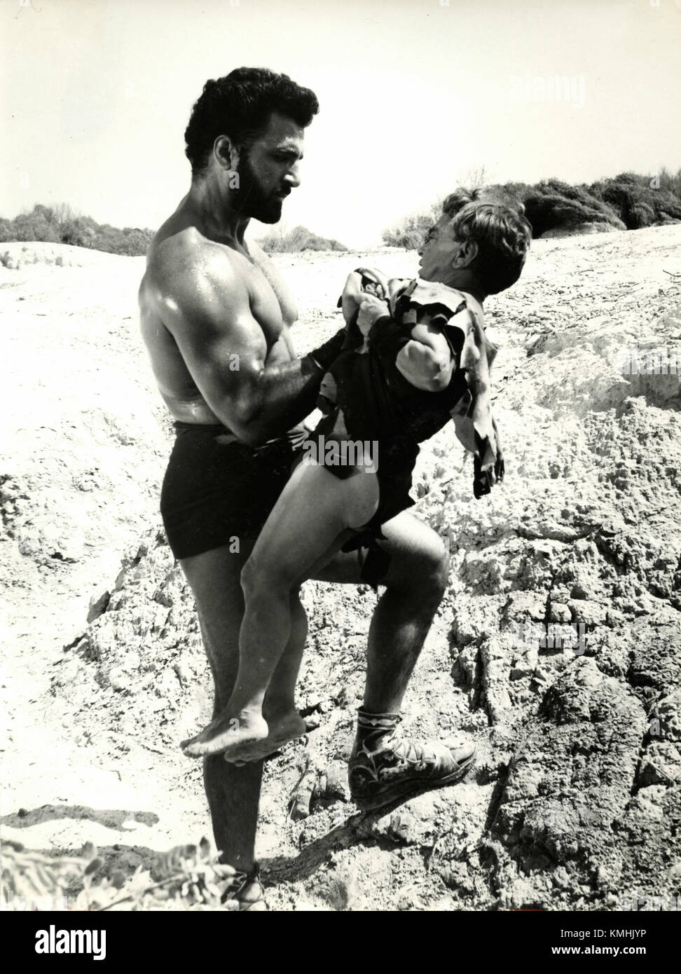 Scène du peplum italien B movie 1960 Banque D'Images