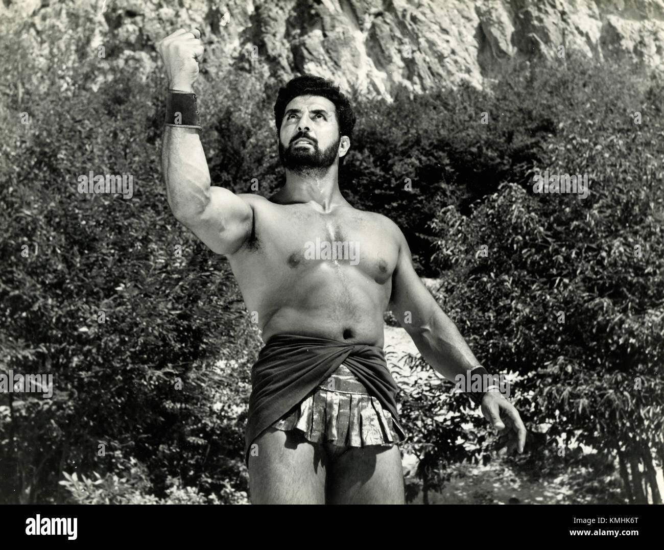 Scène du peplum italien B movie 1960 Banque D'Images