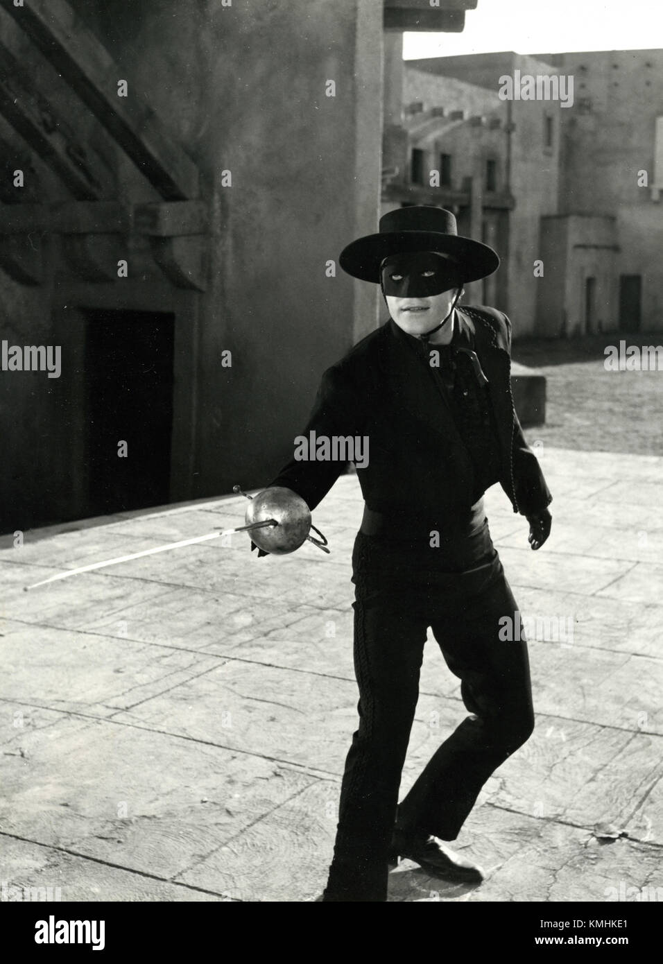Acteur Gordon Scott dans le film Zorro et Les Trois Mousquetaires, Italie 1963 Banque D'Images
