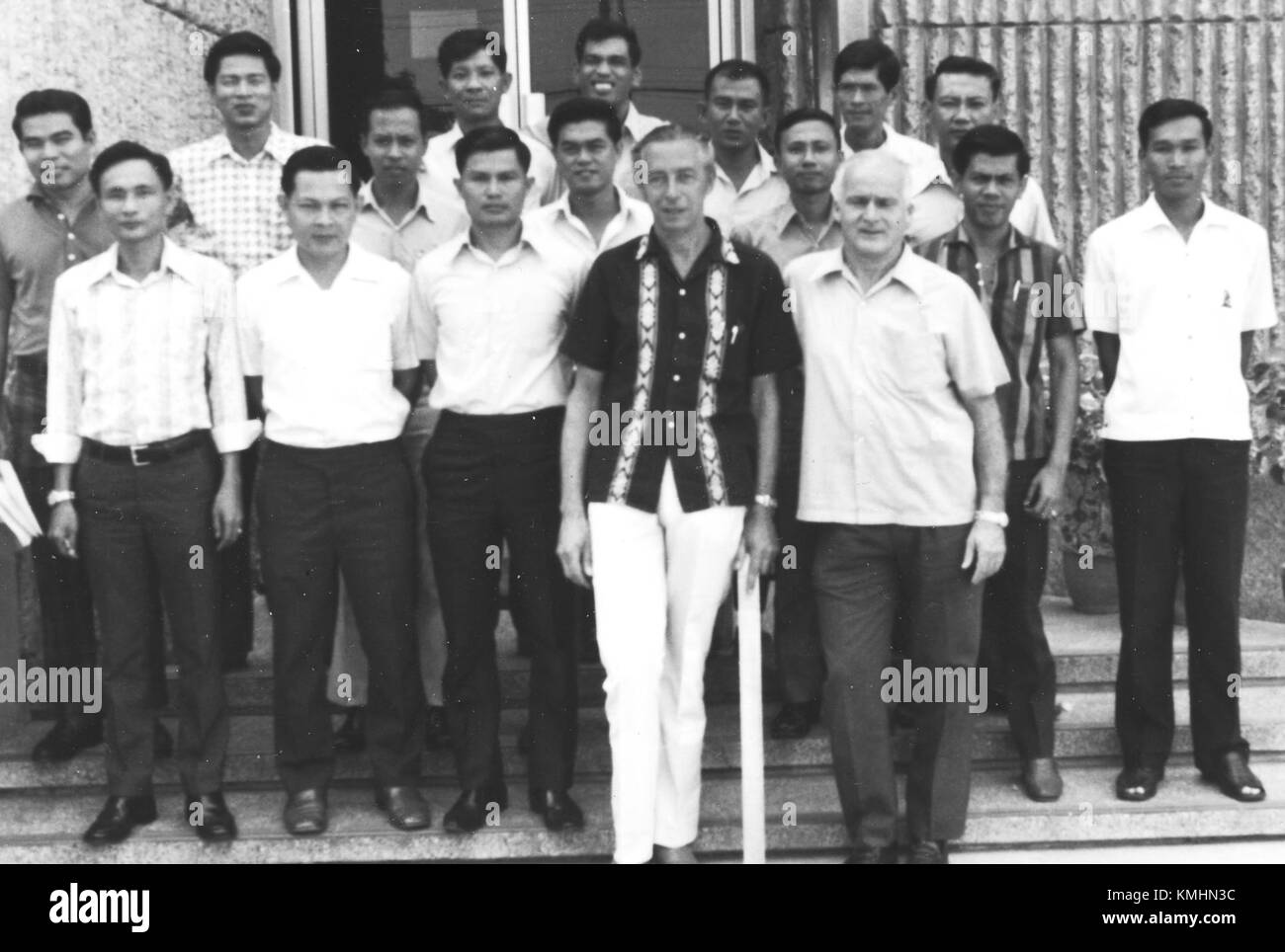 L'école de pilotage de THAI à Bangkok, créée en 1967, fournit une formation pour les aspirants pilotes, contribuant à l'éducation de l'aviation et à l'industrie aéronautique de Thaïlande. Banque D'Images