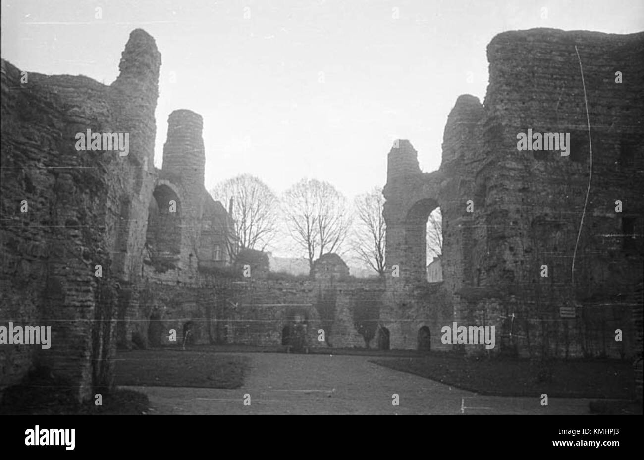 Une image de Trèves, une ville en Allemagne, telle que enregistrée par le Conseil du patrimoine national allemand (KMB). Trèves est connue pour sa riche histoire romaine et son architecture ancienne bien préservée. Banque D'Images