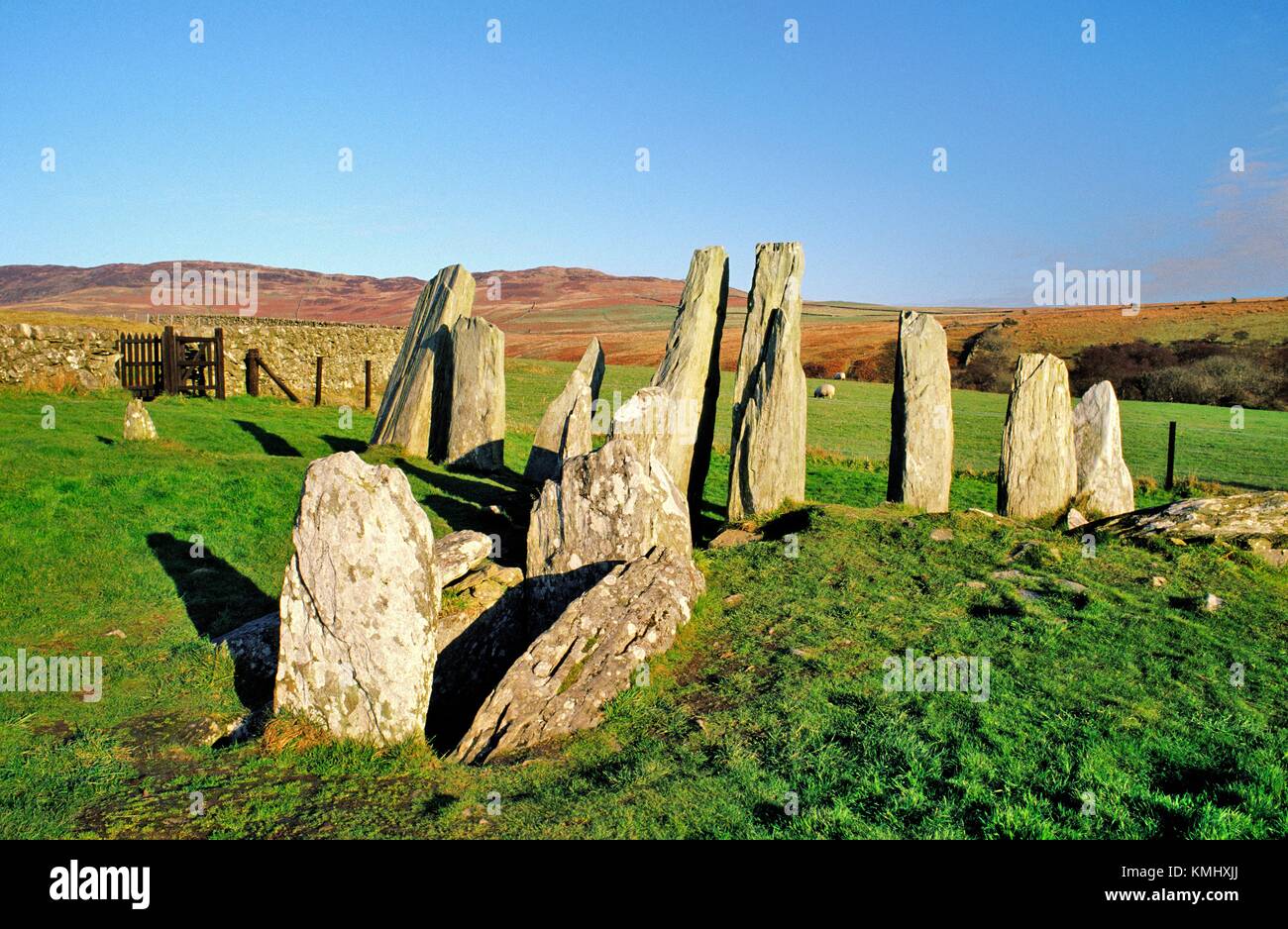Cairn 1 Saint tombeau préhistorique utilisée par chambre néolithique et de l'Âge de Bronze les gens de la région de Dumfries et Galloway Ecosse UK Banque D'Images
