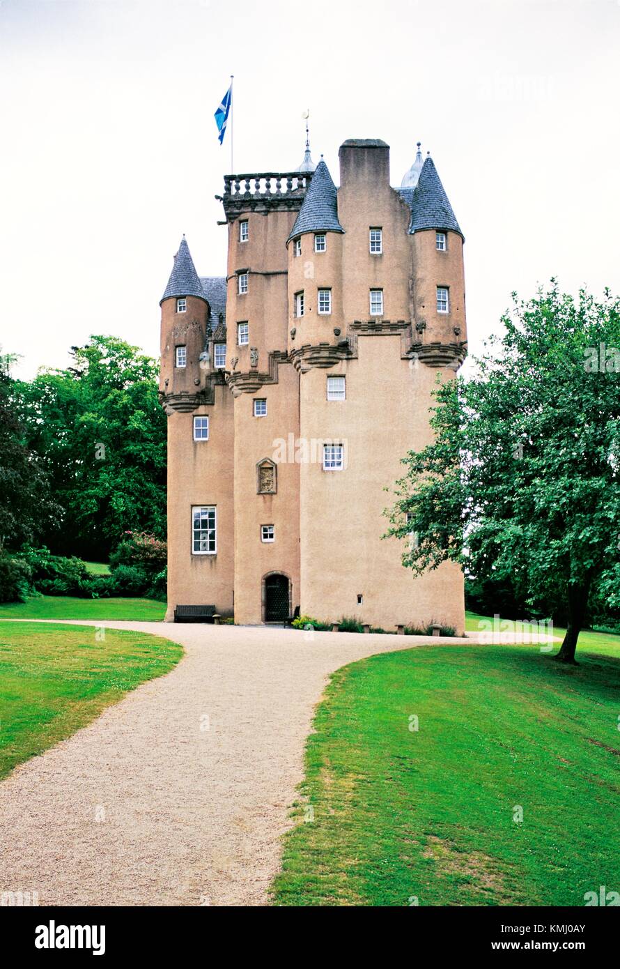 Craigievar Castle, Alford, région de Grampian, en Écosse. Classic style Baronial écossais achevé en 1626 Banque D'Images