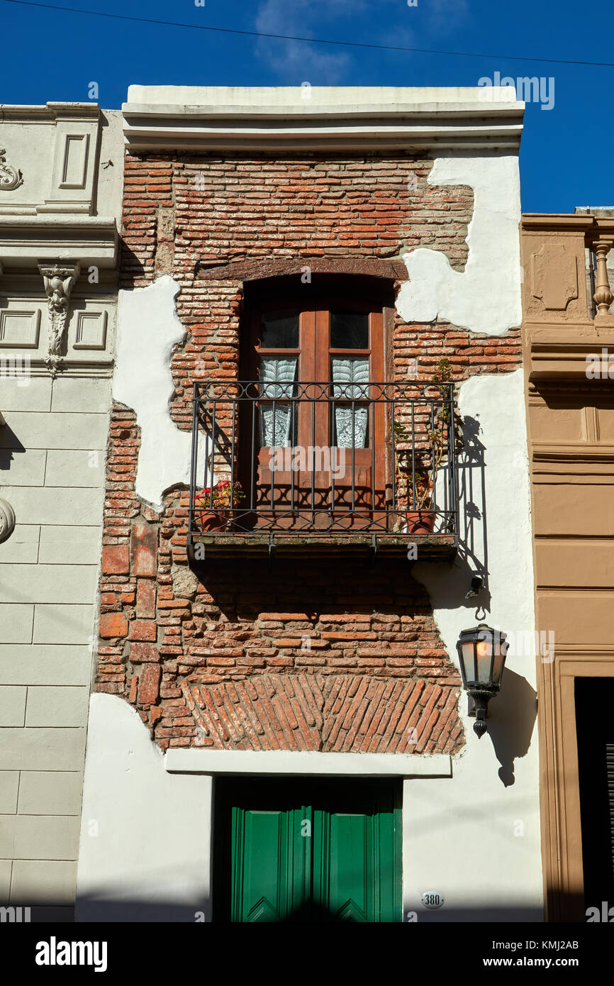 Casa minima (maison la plus étroite à Buenos Aires), San Telmo, Buenos Aires, Argentine, Amérique du Sud Banque D'Images
