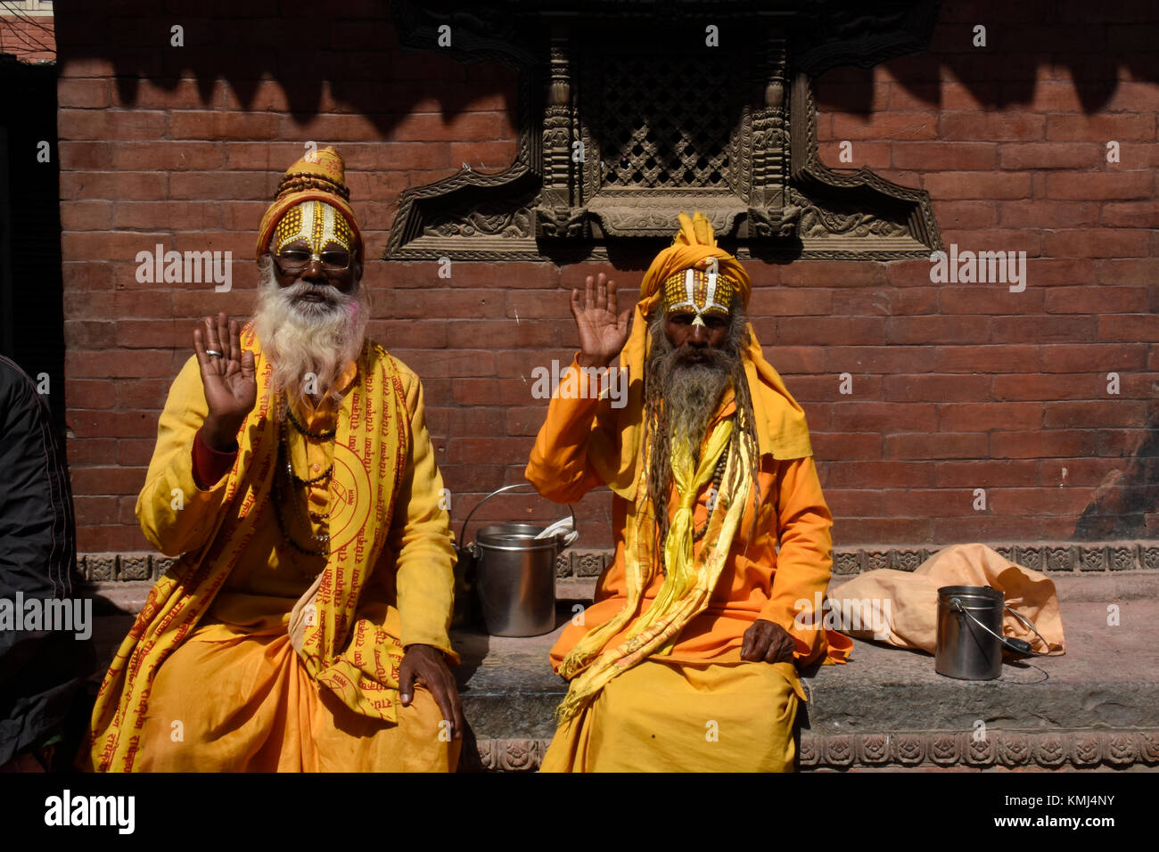 Holi Festival à Katmandu, Népal Banque D'Images