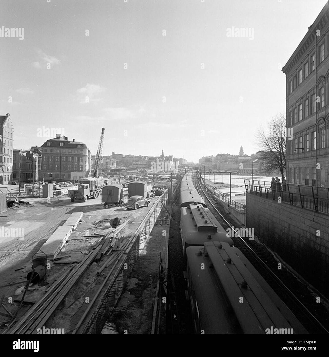 La ville intérieure de Stockholm (Innerstad) est le cœur historique et culturel de la capitale suédoise. Il présente un mélange de styles architecturaux et de points de repère qui reflètent la longue histoire et le développement de cityÂ€™. Banque D'Images