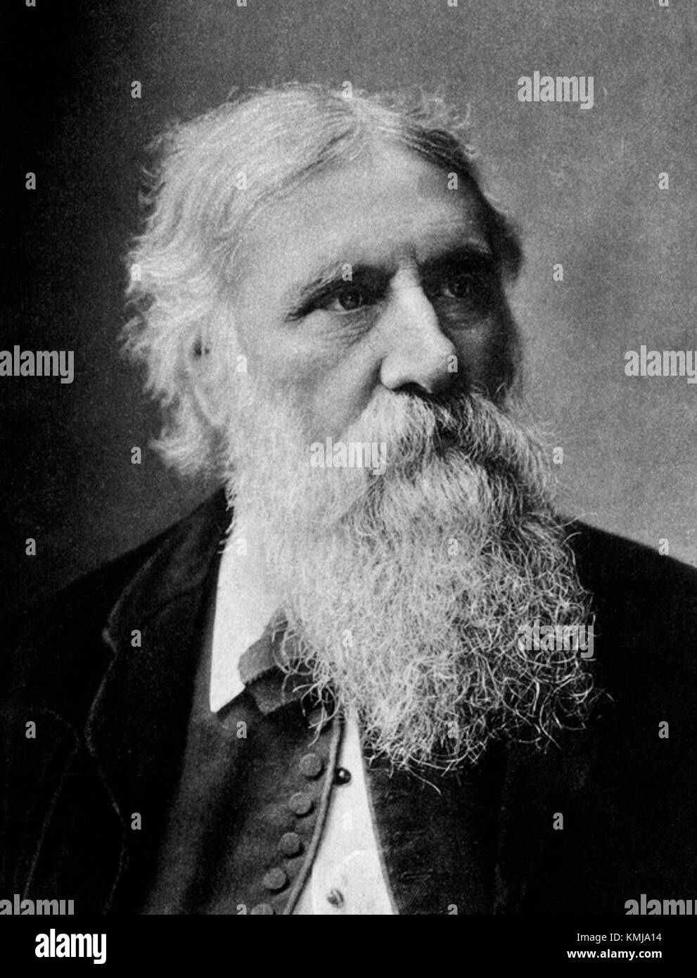 George MacDonald, auteur écossais et ministre chrétien, est connu pour ses contributions littéraires. Ses œuvres, dont des contes de fées et des romans fantastiques, influencent des auteurs comme C.S. Lewis et J.R.R. Tolkien. Banque D'Images