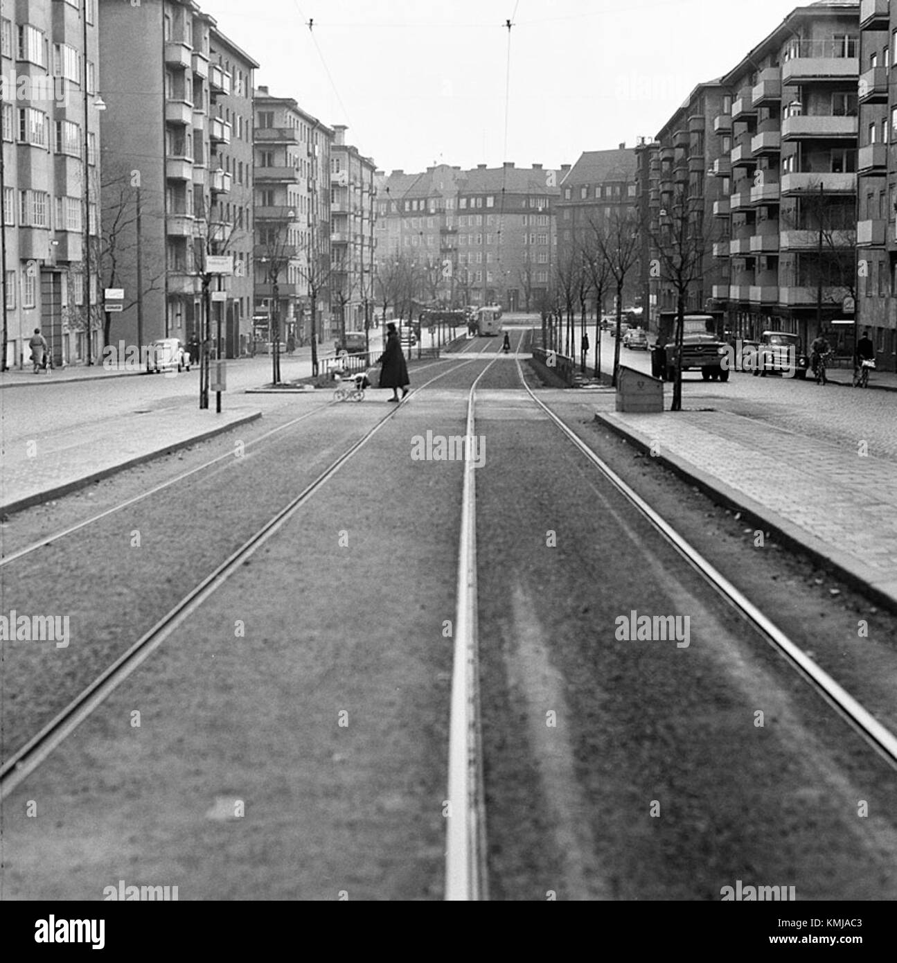 Photographie du centre-ville de Stockholm, cataloguée sous le numéro KMB 16001000509832. Banque D'Images
