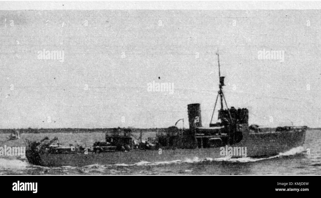 Le Svenska minsveparen Arholma était un dragueur de mines suédois en service vers 1939. Il a joué un rôle clé dans la défense navale, en particulier pendant la seconde Guerre mondiale, en sécurisant les routes maritimes. Banque D'Images