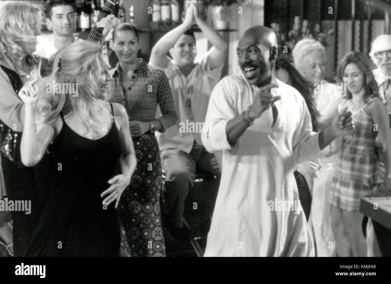 Acteurs Eddie Murphy et Kelly Preston dans le film saint homme, 1998 Banque D'Images
