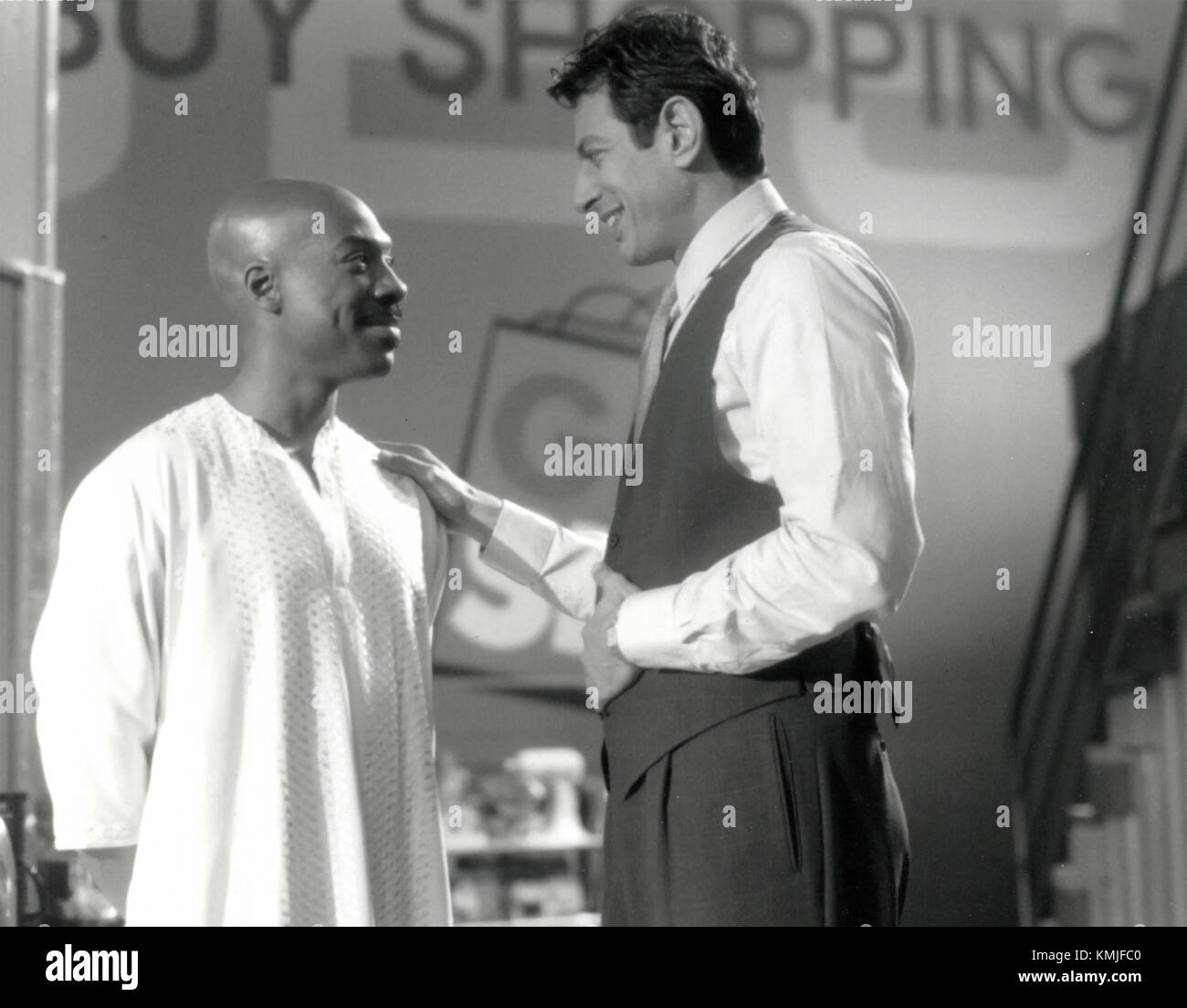 Acteurs Eddie Murphy et Kelly Preston dans le film saint homme, 1998 Banque D'Images