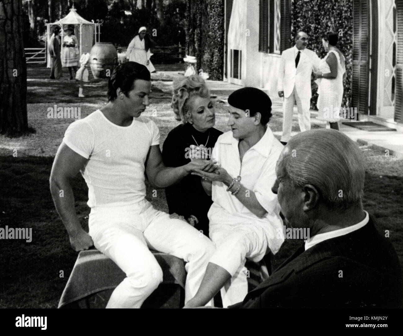 Encore du tournage du film de Juliette des esprits, Italie 1965 Banque D'Images