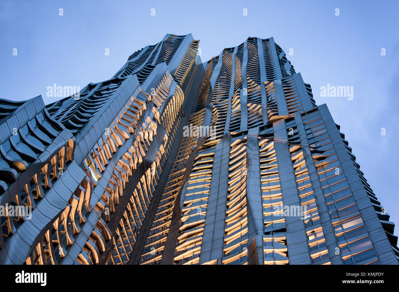 Gehrys Frank Beekman Tower à Manhattan, New York City Banque D'Images