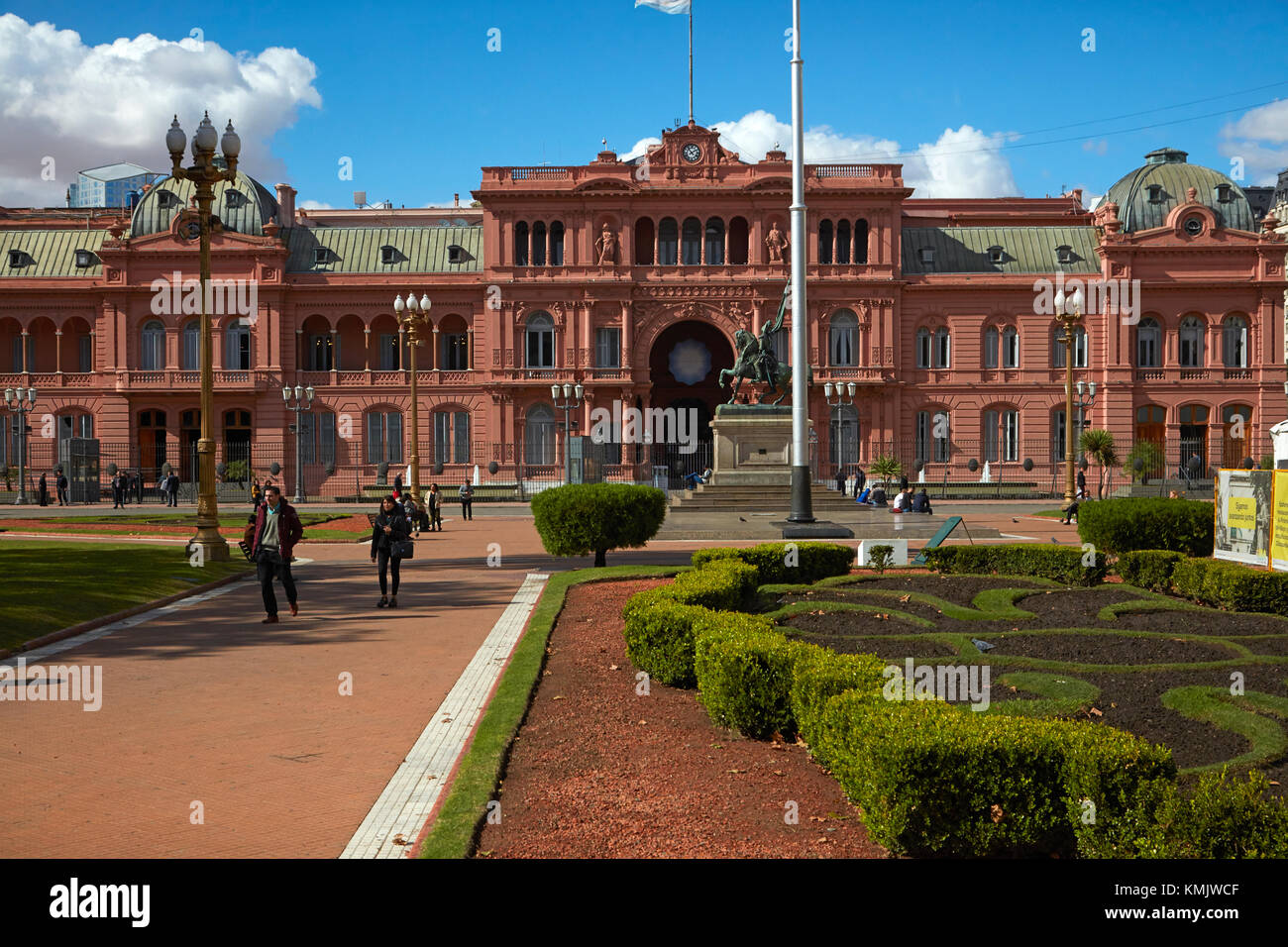 La Casa Rosada (Palais présidentiel), la Plaza de Mayo, Buenos Aires, Argentine, Amérique du Sud Banque D'Images