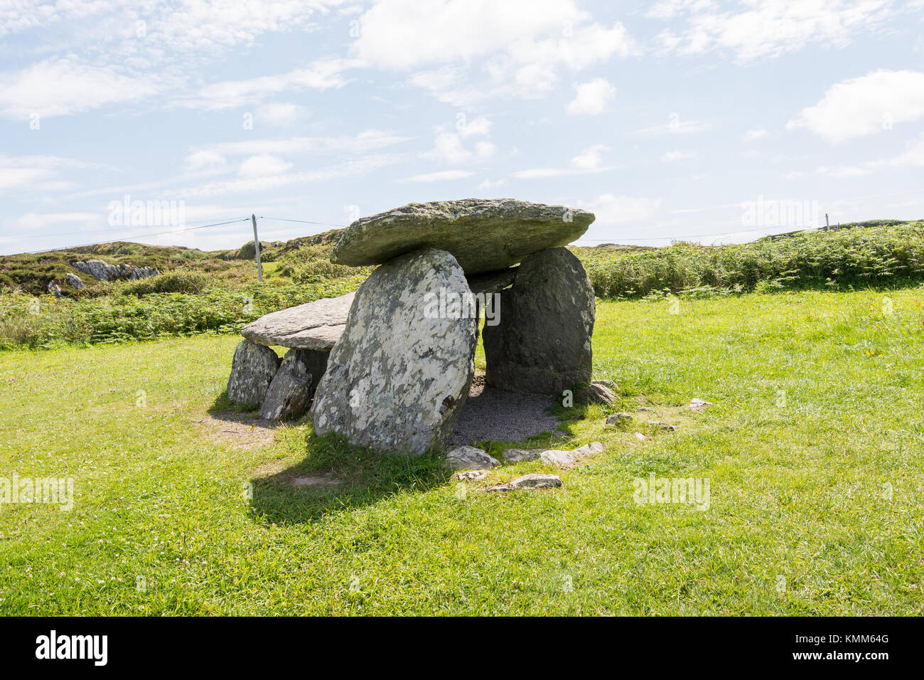 Paysages de l'Irlande. Autel Tombeau de coin Banque D'Images