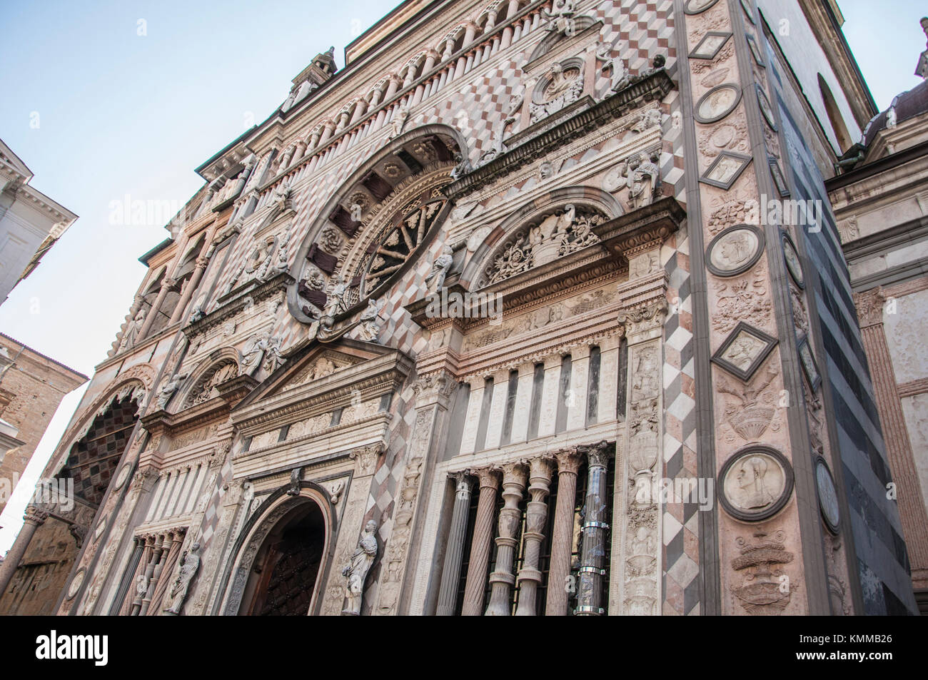 Le point de vue photo il Duomo di Bergamo, Italie lombardie architecture Banque D'Images