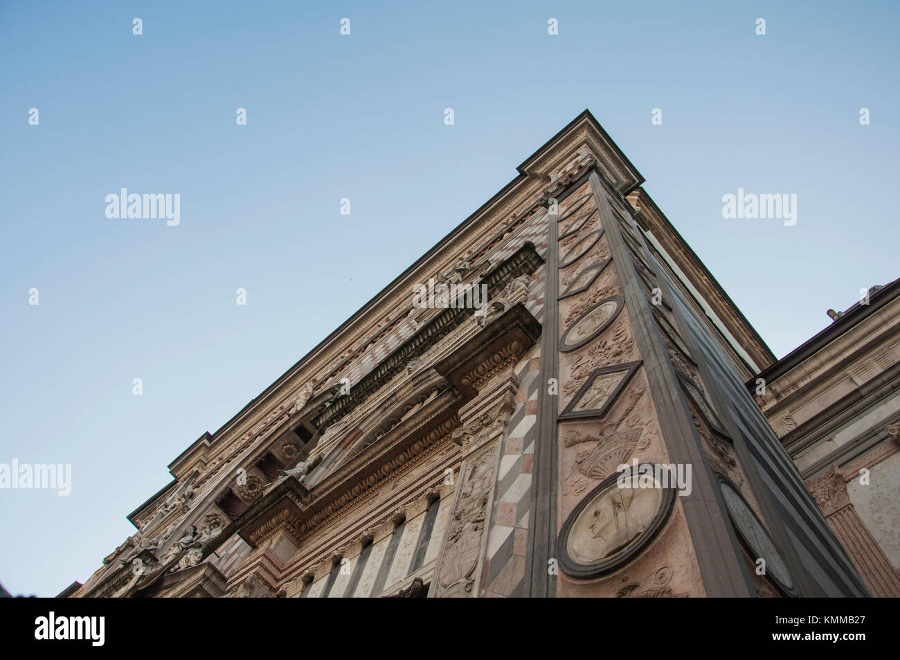 Le point de vue photo il Duomo di Bergamo, Italie lombardie architecture Banque D'Images