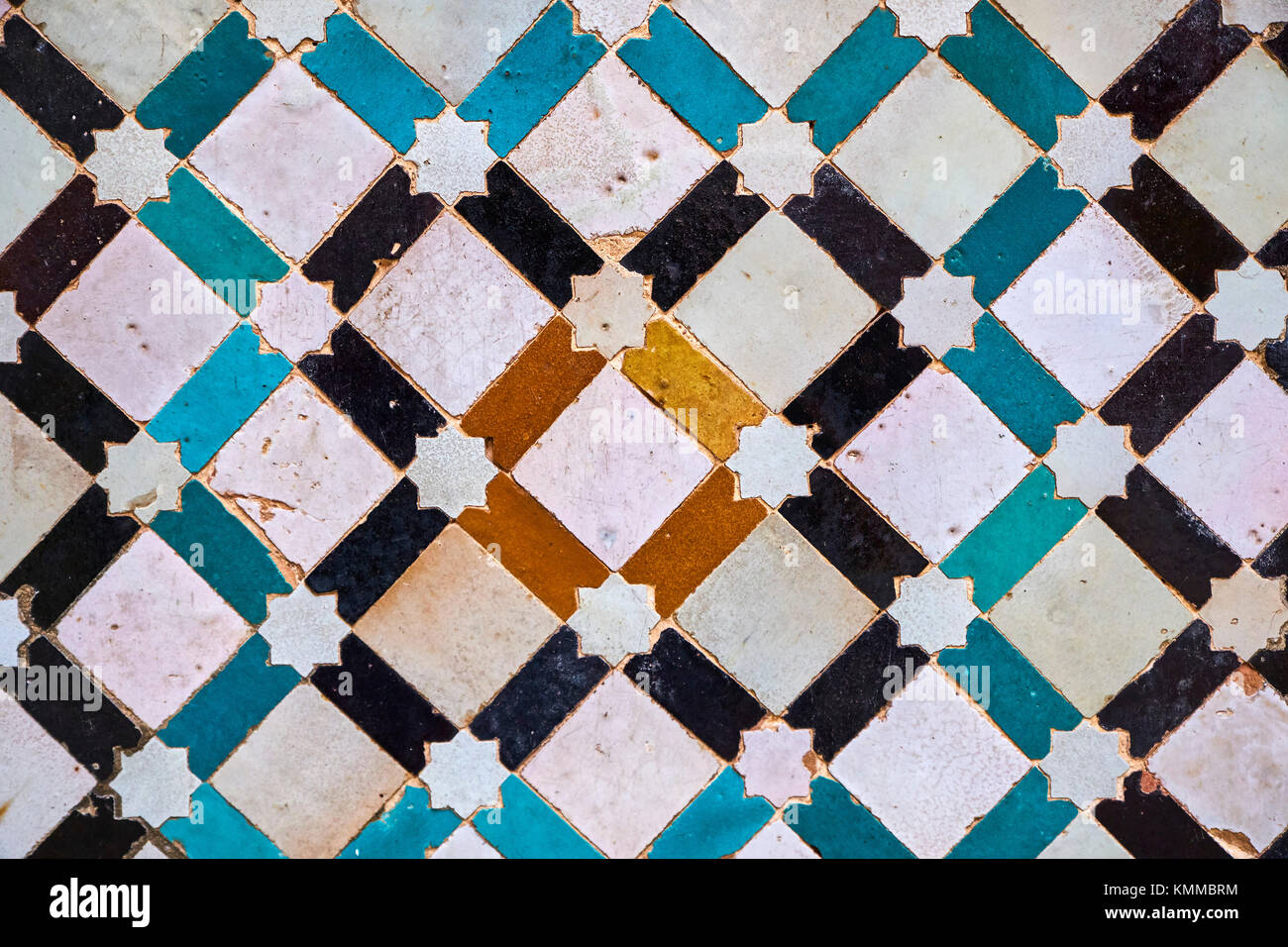 Le Maroc, Meknes Tafilalt région, ville historique de Meknès, inscrite au Patrimoine Mondial de l'UNESCO, Medersa Bou Inania, école coranique Banque D'Images