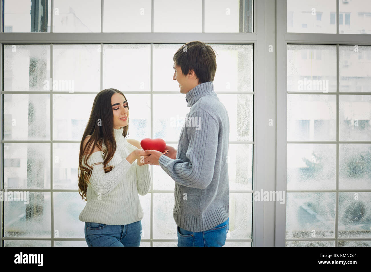 Le concept de la Saint-Valentin. Banque D'Images