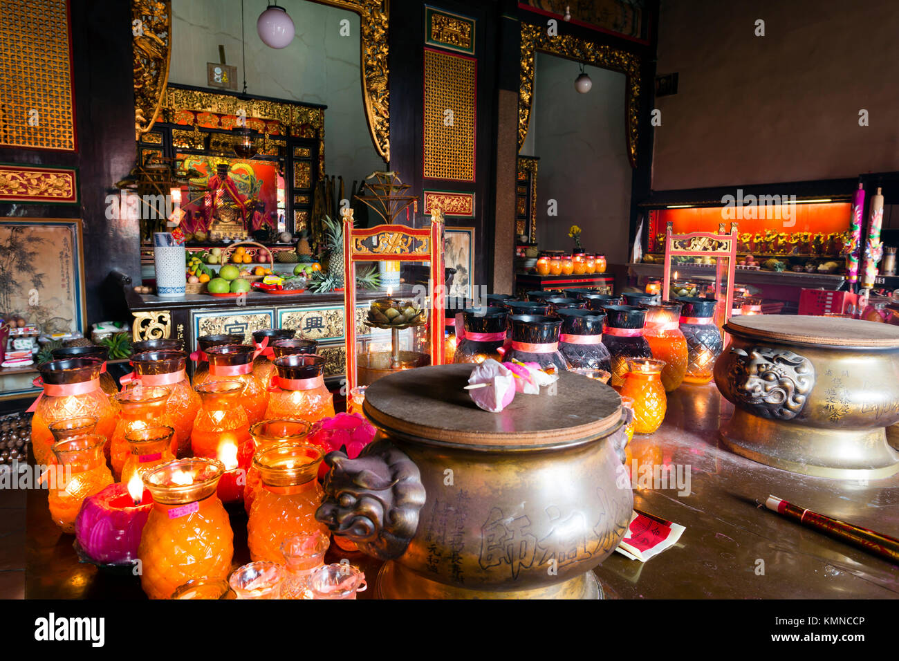 Le Serpent Temple est situé à Bayan Lepas, sud-ouest de l'île de Penang, Penang, Malaisie et est peut-être le seul temple de ce type au monde. Banque D'Images