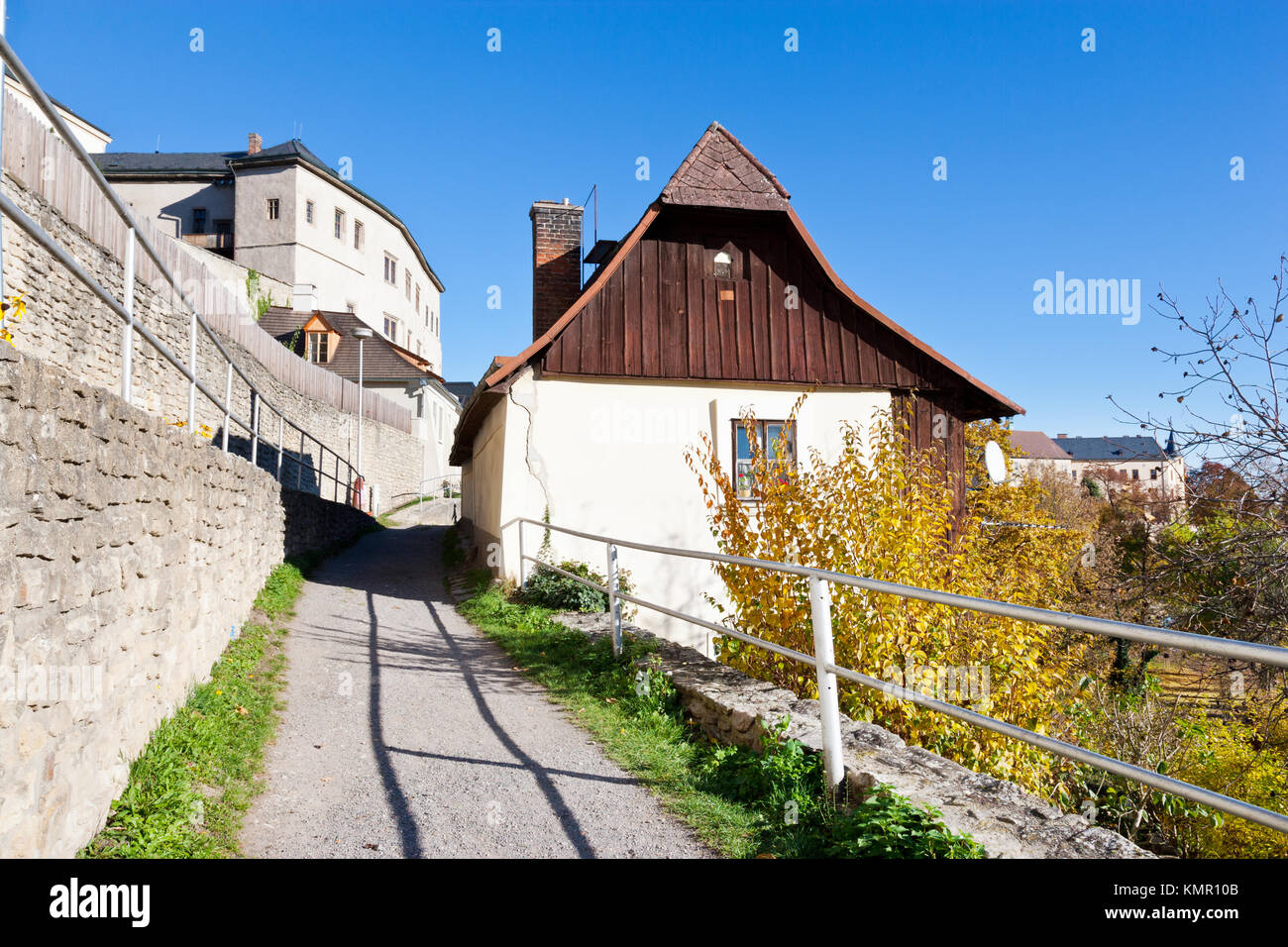 Historické uličky, Kutná Hora (UNESCO), Středočeský kraj, Česká republika / vieille ville de voie, la Bohême centrale, Kutna Hora, République Tchèque, Europe Banque D'Images