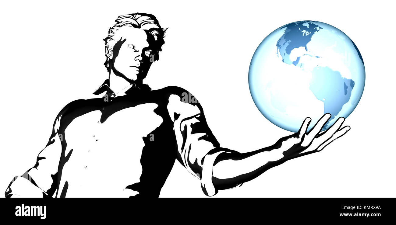 Global Logistics and Supply Chain Network Business Banque D'Images