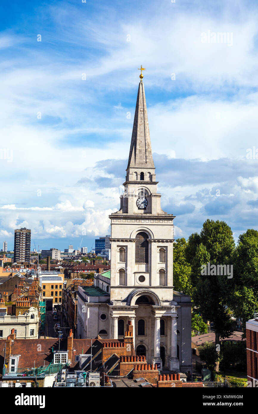 Christ Church, Spitalfields, Londres, UK Banque D'Images