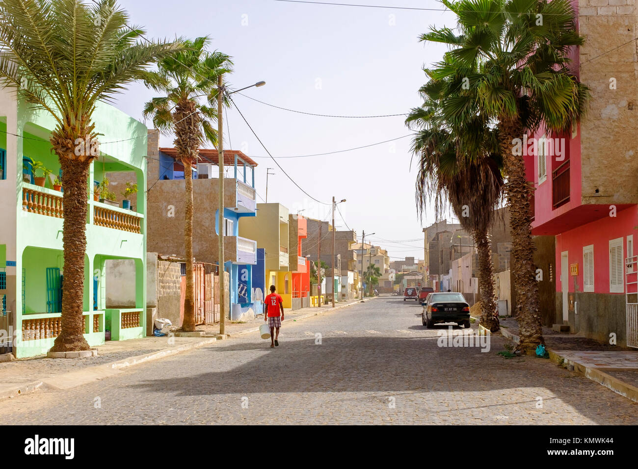 Dans la rue de santa maria Banque de photographies et d’images à haute
