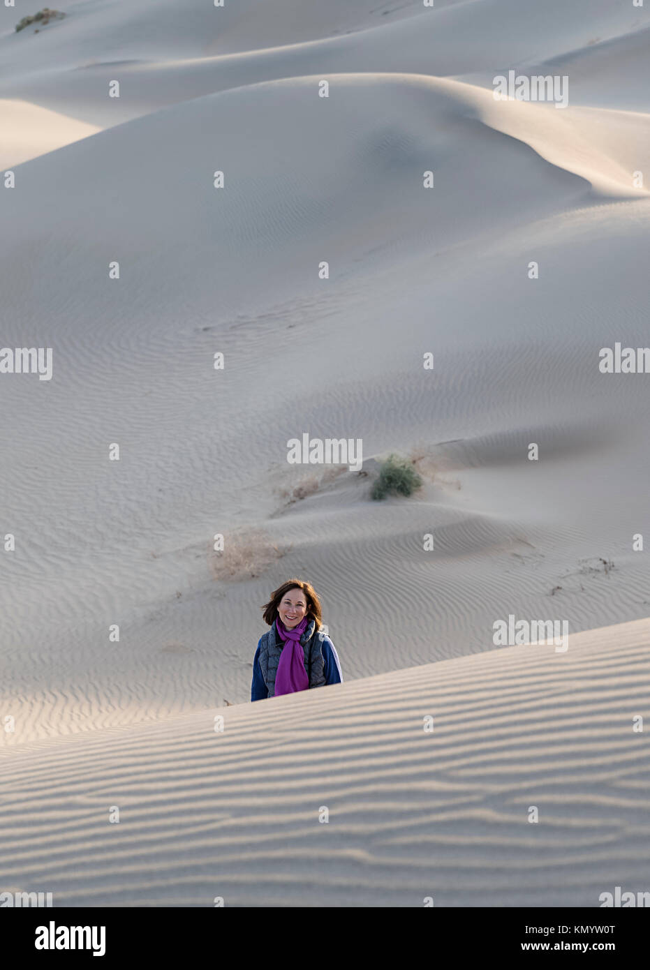 RUTH ORATZ MD MESQUITE DUNES Death Valley en Californie Banque D'Images