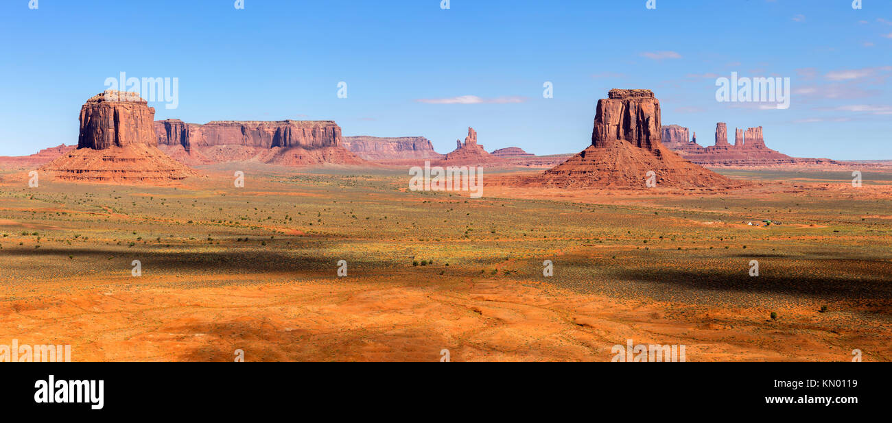 Monument Valley View de l'artiste's Point Banque D'Images