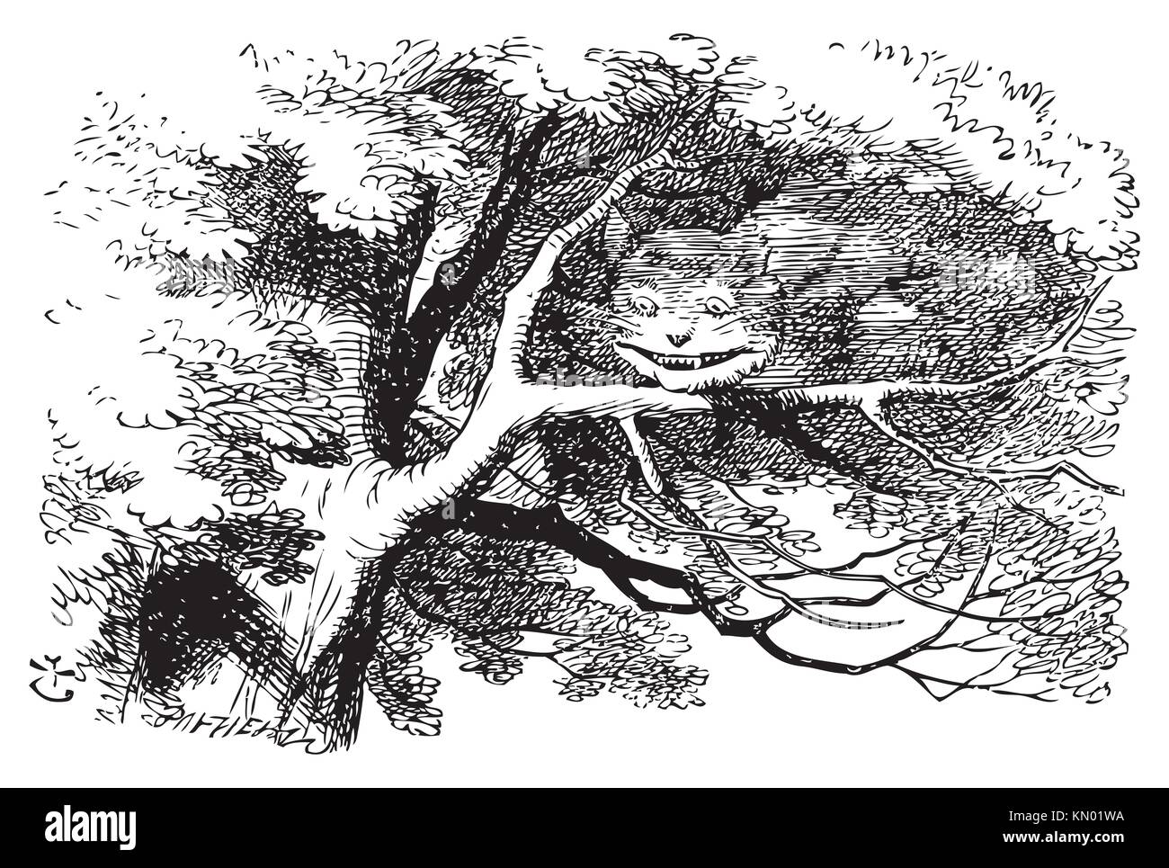 Cheshire Cat D Alice Au Pays Des Merveilles Passant A Sourire Le Chat Disparut Tres Lentement En Commencant Par L Extremite De La Queue Et Se Terminant Avec Le Sourire Qui Photo Stock Cheshire Cat D Alice Au Pays Des Merveilles Passant A Sourire Le Chat Disparut Tres Lentement En Commencant Par L Extremite De La Queue Et Se Terminant Avec Le Sourire Qui Photo Stock