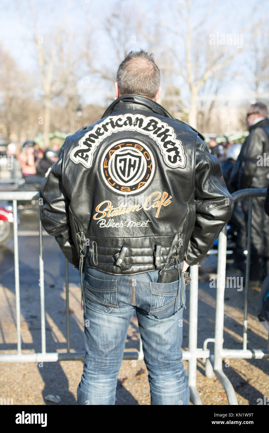 Leather biker bomber Banque de photographies et d'images à haute résolution  - Alamy