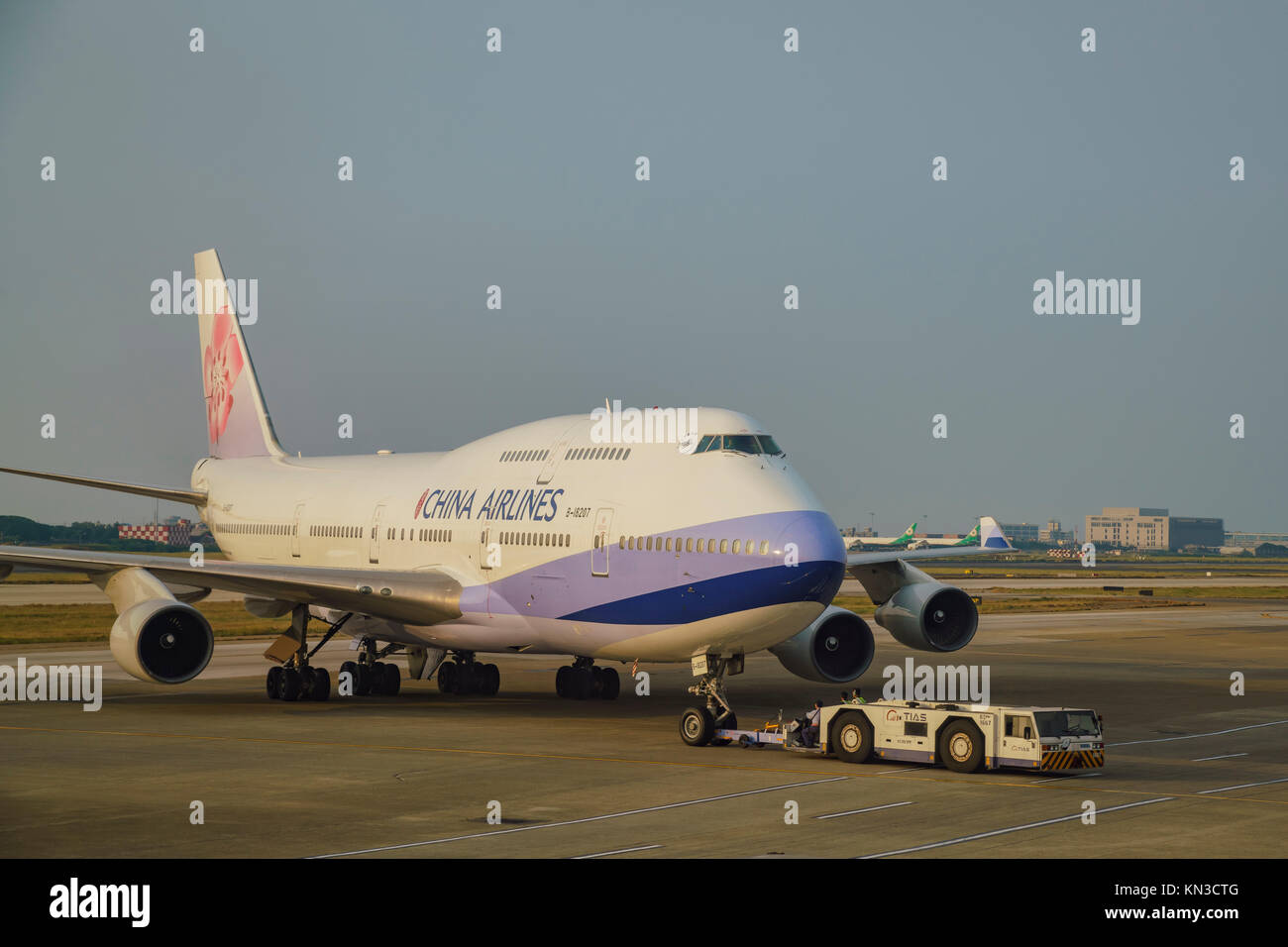 Taoyuan, AUG 19 : l'avion de China Airlines, le août 19, 2017 à Taoyuan, Taiwan Banque D'Images